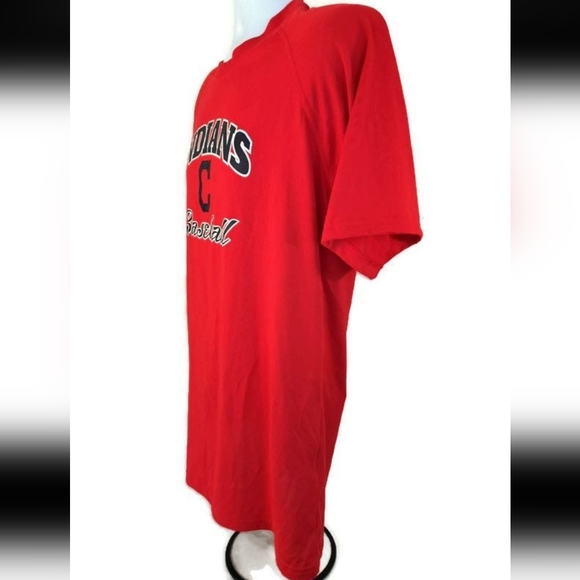 Under Armour  MLB Cleveland Guardians Baseball  Men's T-Shirt  Red  Size M - Picture 5 of 10